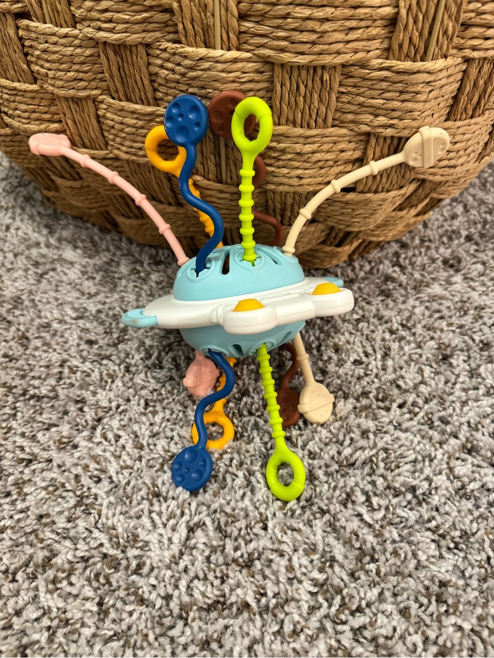 Interactive Multicolor Baby Sensory Teether Toy